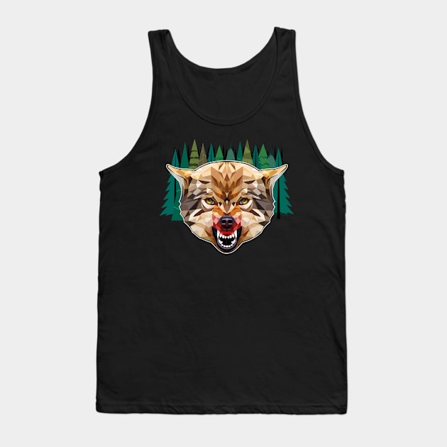 Wolf. Tank Top by DmitryPayvinart